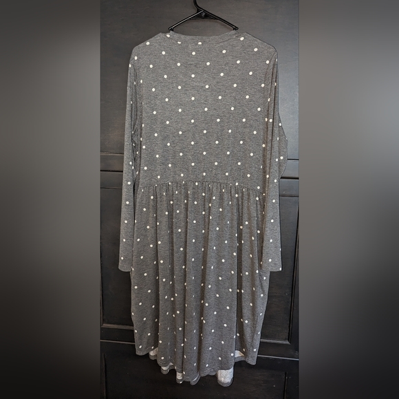 Simier Fariry L/S Polka Dot Dress Size XL - Picture 2 of 4